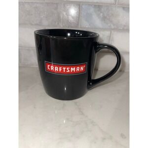 Craftsman Black Mug, Red Logo